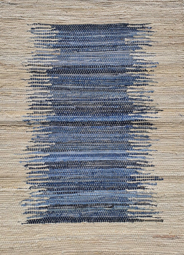 Denim Blue Cotton Rug