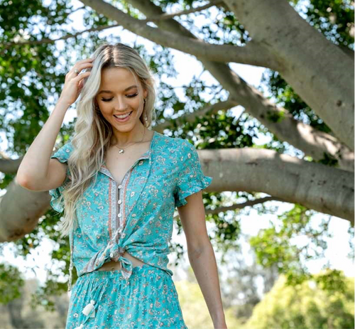 Bella Teal Shirt