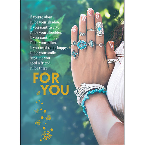 If you're alone, I'll be your shadow Greeting Card