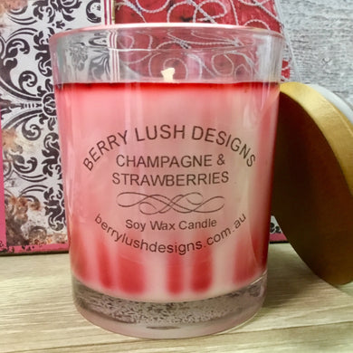 Champagne and Strawberries Candle