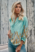 Load image into Gallery viewer, Madagascar Print Rylee Blouse