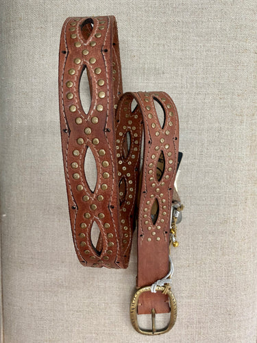 Vista Tooled Belt - Tan