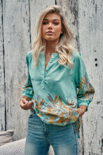 Load image into Gallery viewer, Madagascar Print Rylee Blouse