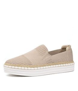 Queen Slip on Sneakers - Natural Knit